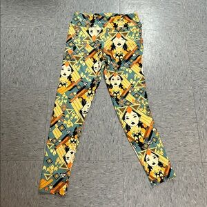 LulaRoe Pocahontas face leggings